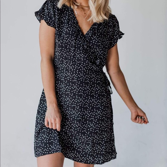 Polka Dot Dress Size L - Picture 2 of 8